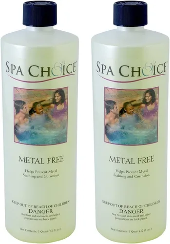 Miniatura 12 de SpaChoice 1-Pint 2-Paquete Premium Libre de Metales, Metal Gone para Spa y Tina de Hidromasaje, Fabricado en EE.UU