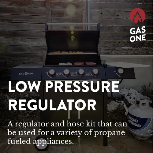 Miniatura 2 de GasOne Regulador de Propano de 3 Pies Universal QCC1 de Repuesto para Parrilla con Manguera de 36 Pulgadas para la Mayoría de Parrillas de Gas LP