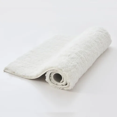 Miniatura 22 de CozeCube Tapetes de baño circulares de vellón para baño, esponjosos, absorbentes, de microfibra de secado rápido, antideslizantes, lavables