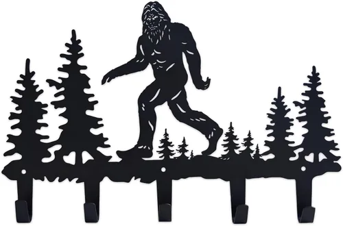 Miniatura 15 de Ganchos de Abrigo de Metal con Oso Arte de Pared Decorativo - Colgadores de Oso y Portallaves - Ganchos con Temática de Animales Decoración Dulce