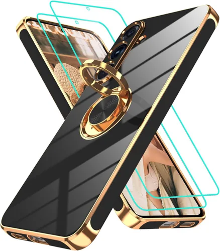 Miniatura 20 de Gritup Funda para Samsung Galaxy A14 5G: Funda Samsung A14 con 2 Protectores de Pantalla, Soporte de Anillo con Rotación 360°, Soporte Magnético