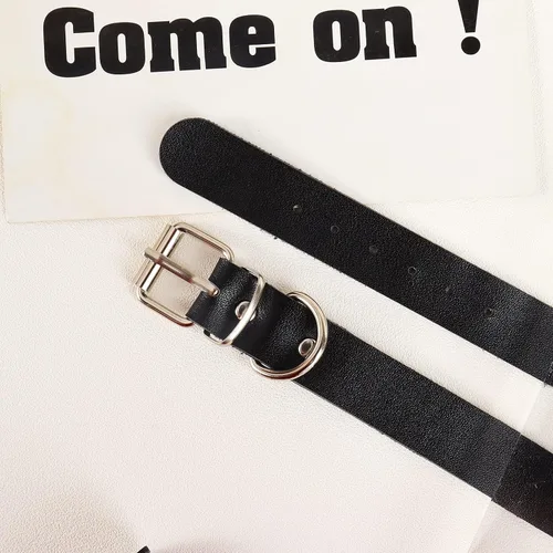 Miniatura 7 de YANCHUN Gargantilla Puddin para mujer, pulsera de cuero con pinchos, accesorios de disfraz de Halloween