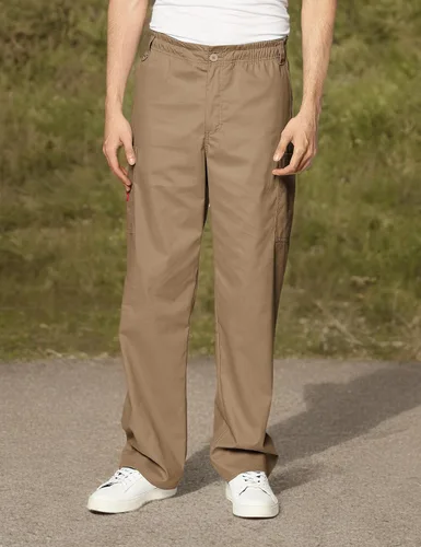Miniatura 6 de Dickies Pantalón de meter para hombre con 7 bolsillos, cintura elástica con cierre de botón 81006