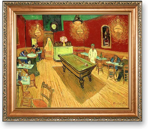 Miniatura 169 de A&T ARTWORK Noche estrellada sobre el Ródano de Vincent Van Gogh. Tamaño del marco: 36 x 30 pulgadas, tamaño de la imagen: 30 x 24 pulgadas