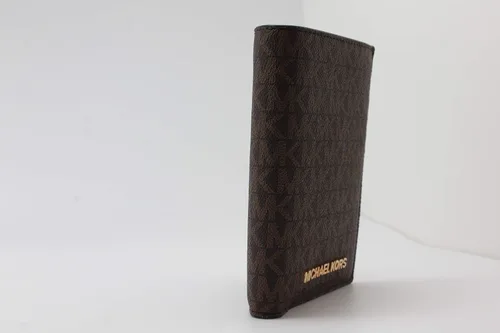 Miniatura 6 de Michael Kors Jet Set - Funda para pasaporte de viaje de PVC 2019 PVC marrón Cartera de viaje