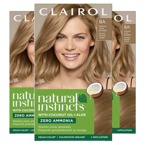 Miniatura 40 de Clairol Natural Instincts - Tinte semipermanente para el cabello, color negro azul 2BB, paquete de 1 unidad 2BB Azul Negro