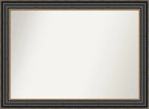 Miniatura 41 de Amanti Art Espejo personalizado, espejo de baño negro puente, espejo de pared o espejo de tocador de baño sobre el fregadero (26 x 26 pulgadas)