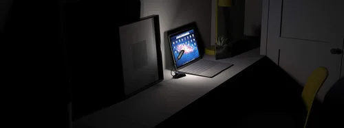 Miniatura 7 de PERFECTDAY Luz de libro recargable por USB, lámpara de lectura de 12 LED con 3 niveles de brillo, luz nocturna amigable para los ojos para leer