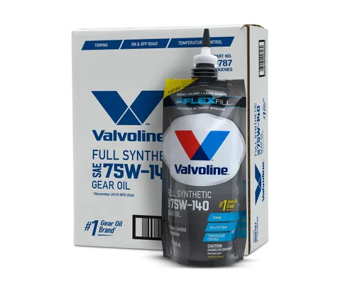 Miniatura 21 de Valvoline Flexfill SAE 75W-90 Aceite para engranajes sintético completo 1 cuarto de galón, caja de 4