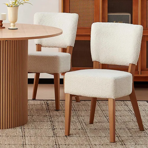 Miniatura 11 de Juego de mesa redonda y silla de 3 piezas, ahorro de espacio, rincón de desayuno, mesa de madera de nogal con marco de metal y 2 sillas de comedor