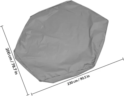 Miniatura 2 de Cubierta hexagonal para arenero de 90 x 8 pulgadas, impermeable, tela Oxford, tapa protectora para exteriores, para jugar a la intemperie