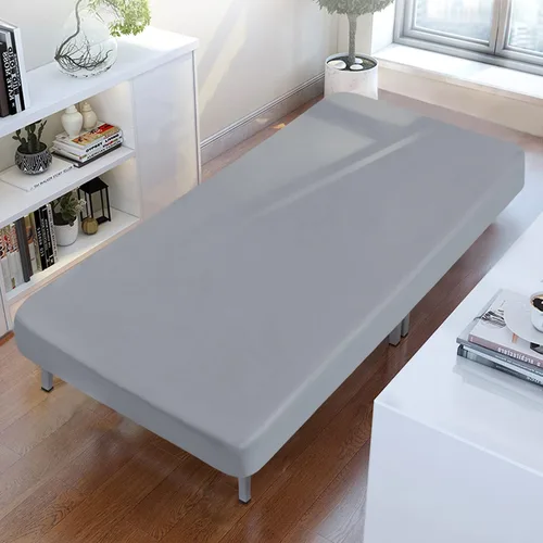 Miniatura 15 de Sábanas de cuna de 30" x 80", sábana ajustada de tamaño de cuna con cama estrecha/litera de campamento/camas para invitados/camping/remolques de Gris