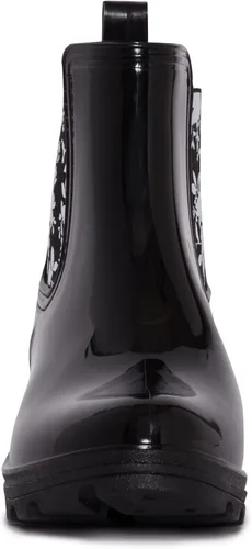 Miniatura 4 de Laura Ashley Botas de lluvia de goma de corte medio para mujer, botines impermeables ligeros para mujer