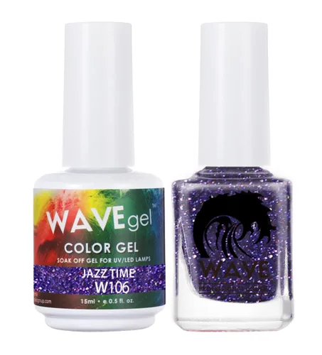 Miniatura 173 de WAVEGEL - Juego dúo de gel y esmalte de uñas a juego - Colección Simplicity - #P109 Blizzard I 0.5 onzas