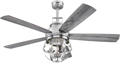 Miniatura 2 de Westinghouse 7305700 Stella Mira - Ventilador de techo, 52 pulgadas, níquel cepillado cepillado níquel