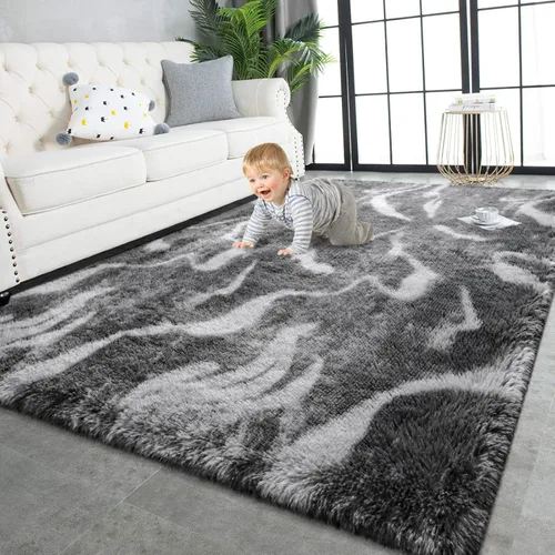 Miniatura 35 de TWINNIS - Alfombras muy suaves de pelo largo para interiores de 3 x 5 pies. Modernas alfombras de áreas de felpa para sala de estar, dormitorio