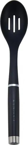 Miniatura 3 de KitchenAid KO004OHOBA Gourmet - Cuchara ranurada de nailon, color negro mate