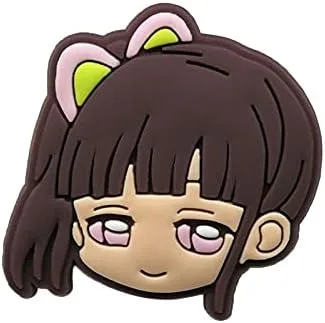 Miniatura 7 de 11 dijes para zapatos de anime Kimetsu no Yaiba Chibi, accesorios para zuecos de manga y zuecos de Demon Slayer Croc Charm para una variedad