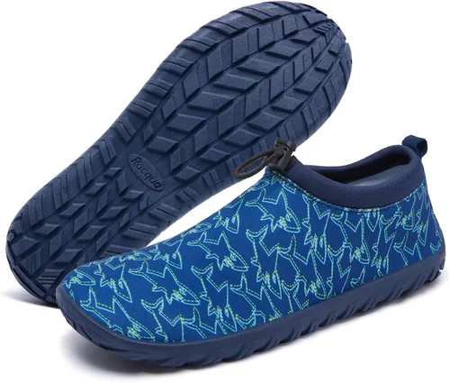 Miniatura 3 de Racqua Zapatos acuáticos para niños y niñas, zapatos acuáticos de secado rápido para playa y piscina (niños pequeñosgrandes)