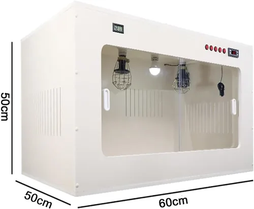 Miniatura 7 de Caja de cría de animales domésticos recién nacidos, caja inteligente de incubadora de temperatura constante, temperatura y humedad ajustables