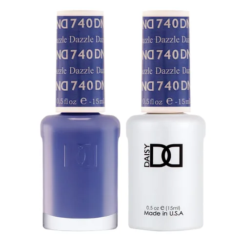 Miniatura 24 de Juego de esmalte de uñas de gel DND, Colección Azul, esmalte de gel UV/LED y laca de uñas de secado al aire, dúo de esmalte sin astillas a juego