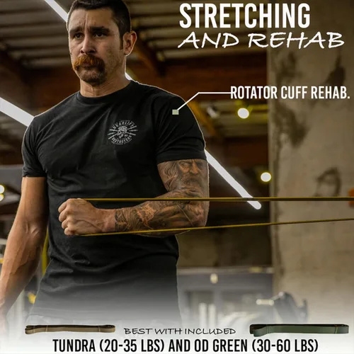 Miniatura 4 de Bandas de asistencia para dominadas – Juego de bandas de resistencia para hombres, ejercicio, entrenamiento, fitness, fuerza, levantamiento de Juego
