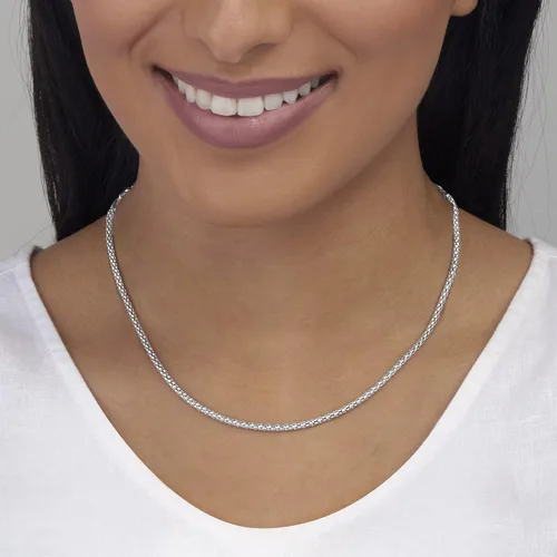 Miniatura 3 de Ross-Simons Italian 2.5mm Sterling Silver Popcorn-Chain Necklace