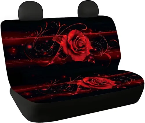 Miniatura 49 de AFPANQZ Funda protectora para asiento trasero de automóvil, con bandera patriótica estadounidense, solo para asiento trasero de automóvil, camión