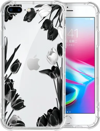Miniatura 22 de Funda compatible con iPhone XR, TPU suave, transparente, a prueba de golpes, funda protectora transparente para iPhone XR, cactus