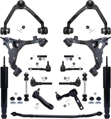 Miniatura 76 de Detroit Axle - Kit de suspensión frontal de 16 piezas para RWD Chrysler 300 Dodge Charger Challenger Magnum 6 brazos de control con rótulas 2