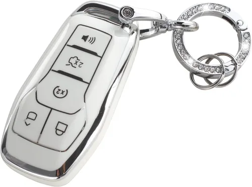 Miniatura 31 de YO&YOYE Funda para Llavero de TPU con Anillo para Llaves