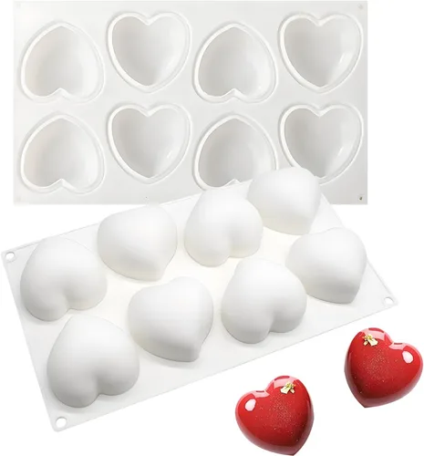 Miniatura 14 de Moldes de hojas de silicona, moldes de mousse en forma de hojas de 6 cavidades para chocolate, dulces, pudín, mousse, pasteles, decoración