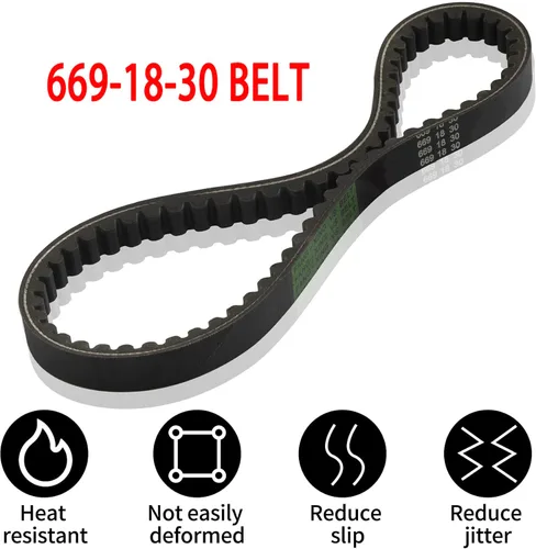 Miniatura 2 de 669 18 30 V-Belt CVT Correa de transmisión para GY6 49cc 50cc 139QMB Scooter ciclomotor ATV Go Kart Roketa Taotao Vespa Jonway