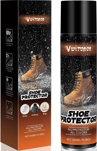 WITOROR Spray Protector de Zapatos, 10.56 Oz, Protección Nano Resistente a la Lluvia y Manchas para Zapatillas, Cuero, Nobuck, Ante y Lona