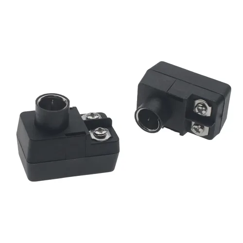 FDXGYH Conector de antena de TV a juego con transformador tipo F Balun 00 Ohm a 75 Ohm Quick Push-On Plug