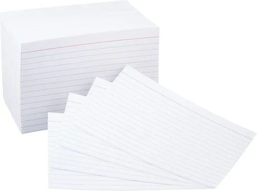 Miniatura 10 de Amazon Basics Tarjetas de índice en blanco, blancas, 4 x 6 pulgadas, 1000 unidades (paquete de 2)