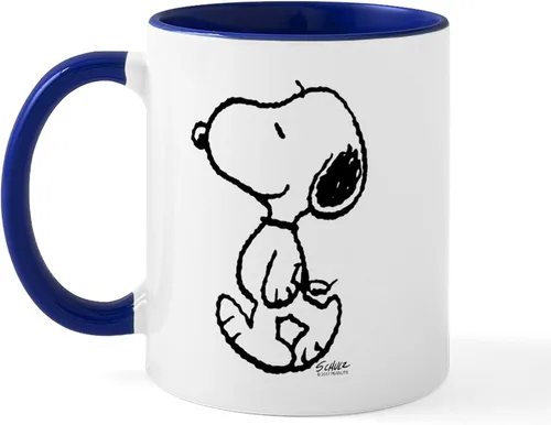 Miniatura 26 de CafePress Springtime Snoopy - Taza de café de cerámica, taza de té, 11 onzas