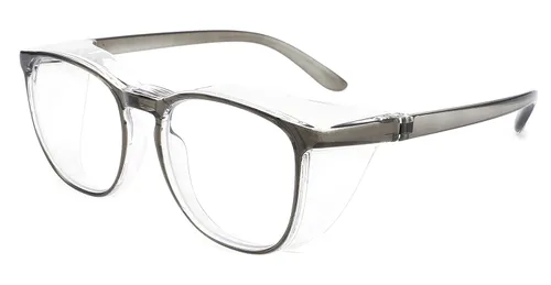 Miniatura 3 de Alsenor Gafas de seguridad antiniebla, gafas protectoras con bloqueo de luz azul, antipolvo, protección UV, para hombres y mujeres (Nuevo-Gris)