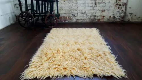 Miniatura 6 de Alfombras Flokati súper gruesas, colores populares, tamaño 3 x 5, pelo largo de lana de 3.5 pulgadas, felpa de 105.82 oz/m², excelente calidad