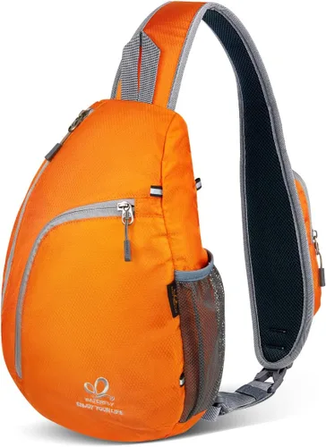 Miniatura 10 de Bolso de hombro WATERFLY, morrales, bolsos, mochilas triangulares cruzadas sobre el cuerpo, de soga, para senderismo o mochilas multiuso y bolsa