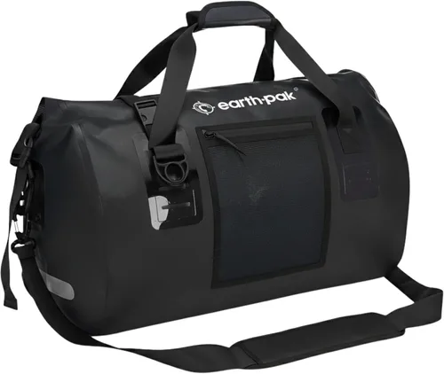 Bolsa de lona Earth Pak impermeable, perfecta para cualquier tipo de viaje, ligera, 13.2 y 18.5 galones, gran espacio de almacenamiento, correas y