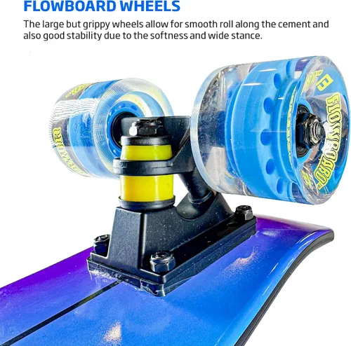 Miniatura 6 de Kids Complete Flowboard Skate Board W/Trucks and Light Up Wheels - Custom Scratch Free Graphics Great for Kids, Boys, Girls, Youth and Beginners 22