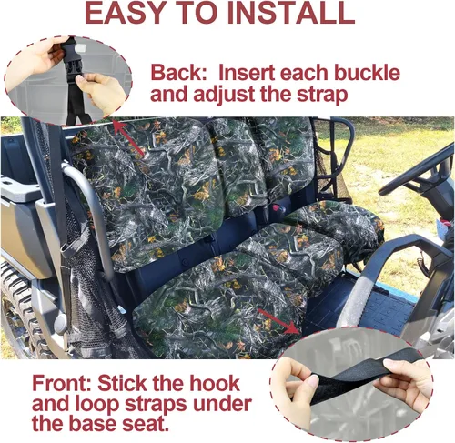 Miniatura 6 de StarknightMT UTV Defender Funda de Asiento - Fundas de Asiento Impermeables a Prueba de Polvo Compatibles con Can Am Defender DPS MAX 6X6 PRO