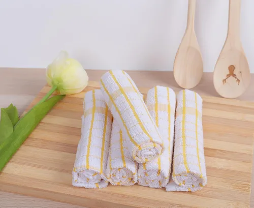 Miniatura 5 de AMOUR INFINI Juego de 8 paños de cocina - Ultra suaves, altamente absorbentes, paños de cocina de algodón terry de secado rápido de 12"x12" pulgadas