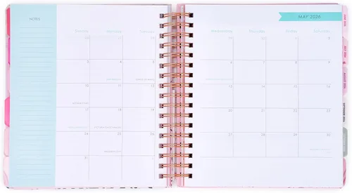 Miniatura 3 de Agenda y calendario diario grande de 18 meses “Organized Chaos” 2022-2023: Votum Agenda con vistas mensuales, semanales y diarias, Agenda personal