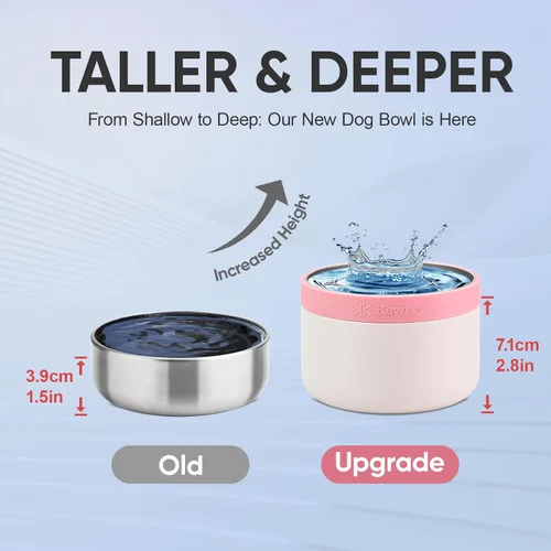 Miniatura 3 de Regalo para mamá de perro, botella de agua aislada para perro con cuenco de viaje, Navidad para mujeres, cumpleaños para amantes de los perros