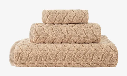 Miniatura 11 de BAGNO MILANO Toallas de baño de algodón turco, toallas de mano, juego de toallas de lujo de felpa suave de la colección jacquard