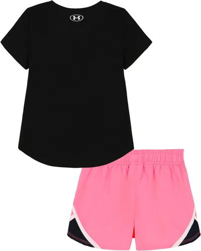 Miniatura 24 de Under Armour baby-girls Short Sleeve Shirt and Shorts Set, Durable Stretch and Lightweight