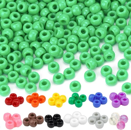 Miniatura 14 de Kit de Fabricación de Pulseras Dowsabel, Cuentas para Hacer Pulseras Poni, Kandi, Arcilla Polimérica, Cuentas con Cara Sonriente y Letras para Hacer