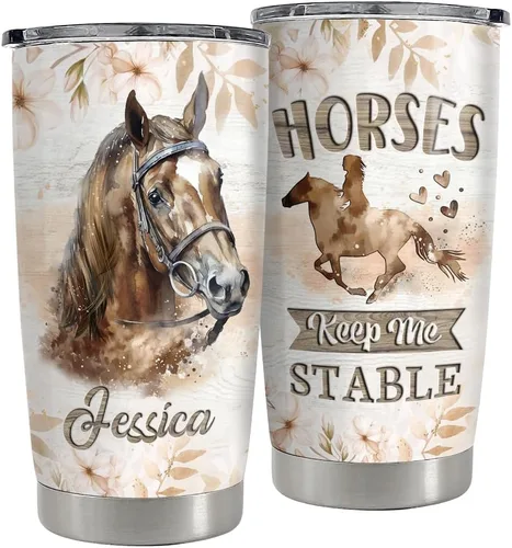Miniatura 9 de SANDJEST Taza personalizada para mejores amigas de 20oz y 30oz con tapa - Regalo para mejores amigas, mujeres, niñas, hermana - Navidad, cumpleaños